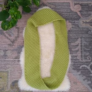 Crocheted infinity scarf